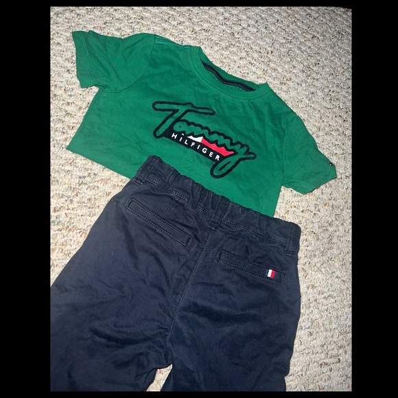 TOMMY HILFIGER BOYS SHIRT & SHORTS - Picture 3 of 7
